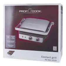 Гриль контактний з нержавіючої сталі Profi Cook 1029 PC-KG 2000 Вт Німеччина, фото 3