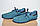 Туфлі-мокасини чоловічі Kadar 2796116 блакитні нубук розміри 40,42, фото 4