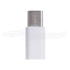 Перехідник micro USB 2.0 Female to USB Type-C, білий