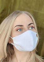 Маска на обличчя/маска для обличчя захисна багаторазова Silenta, Білий