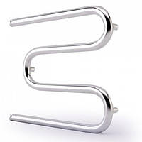 Рушникосушка з нержавіючої сталі Змійовик 25*1/2" з дугою розмір: 500*800