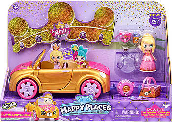 Shopkins королівський автомобіль Шопкінс  Happy Places Royal Convertible оригинал от Moose