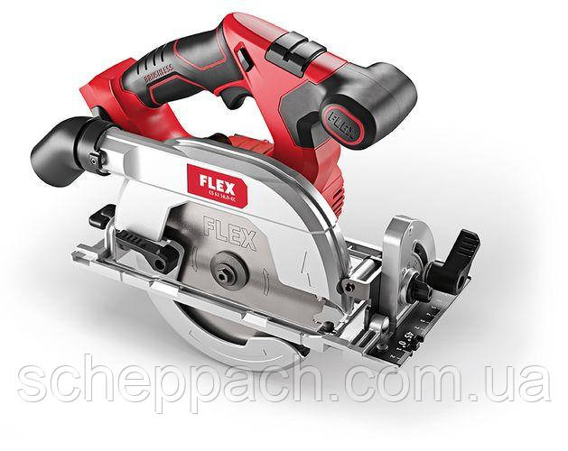 Акумуляторна дискова пилка FLEX CS 62 18.0-EC C, фото 1