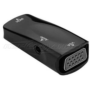 Конвертер HDMI Female to VGA + 3.5 Audio, фото 3