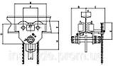 Рухома каретка для талі JET 1GT 1т-9 м, фото 3