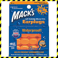 Дитячі беруші Mack's Pillow Soft Orange (6 пар!). США.