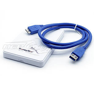 Зовнішній карман для HDD 2.5" SATA USB 3.0, чорний, фото 2