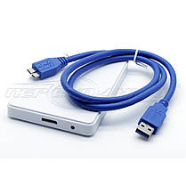 Зовнішній карман для HDD 2.5" SATA USB 3.0, чорний, фото 2