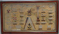 Картина морские узлы под стеклом 7343, 73 см * 43 см, Одесса