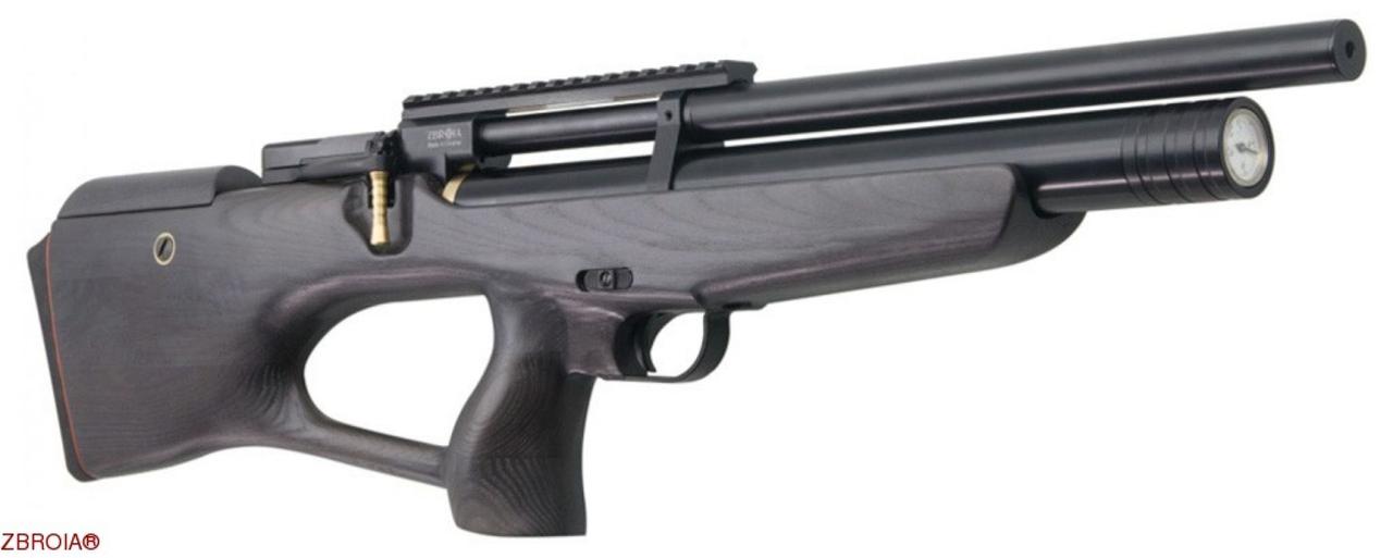 Пневматична гвинтівка PCP Козак 330/180 (кал. 4,5 мм, чорний/чорний)
