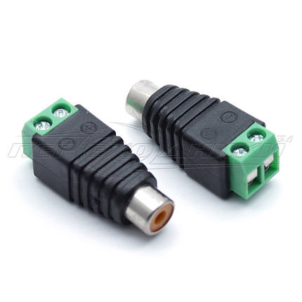 Роз'єм гніздо RCA з клемною колодкою, фото 1