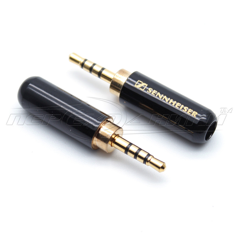 Разъем штекер 2.5 мм 4 pin HQ (металл)