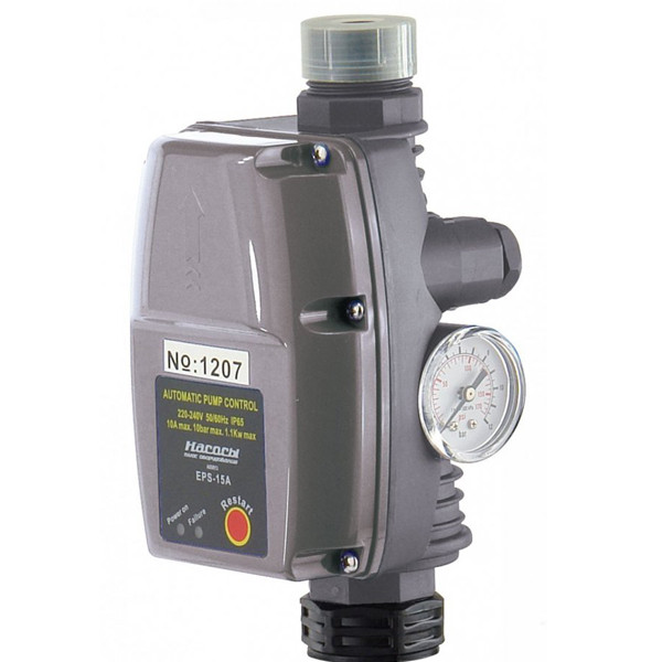 Автоматика для насосов с защитой от сухого хода пресс контроль EPS-15A Насосы+, фото 1