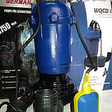 Фекальний насос чавунний корпус, мідна обмотка, з ножами Delta (Barracuda) 2.6 кВт, фото 3