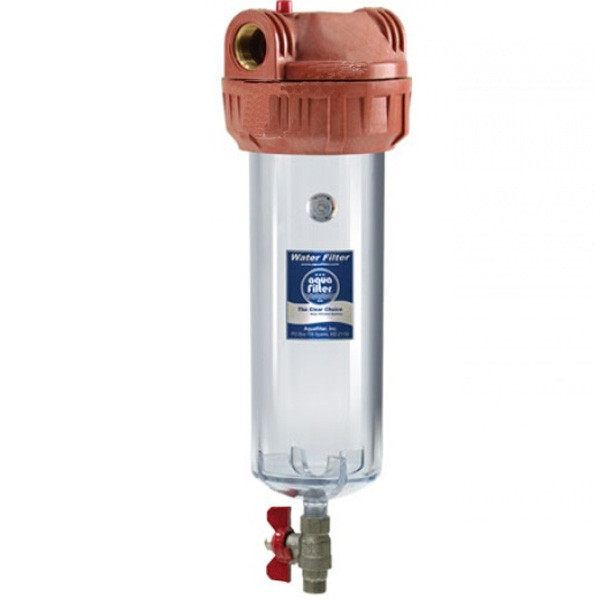 Самопромивний фільтр для гарячої води Aquafilter H101-F10NN2PC-V_R, фото 1