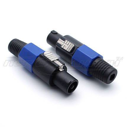 Роз'єм штекер Speakon 4 pin під кабель (пластик), фото 1