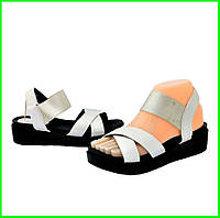Жіночі Сандалії Босоніжки Білі Гумка Літня Взуття (розміри: 37,38,39,41) — 0-4