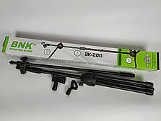 Професійна мікрофонна стійка BNK BK200 (підлоговий журавель на 2 мікрофона), фото 2