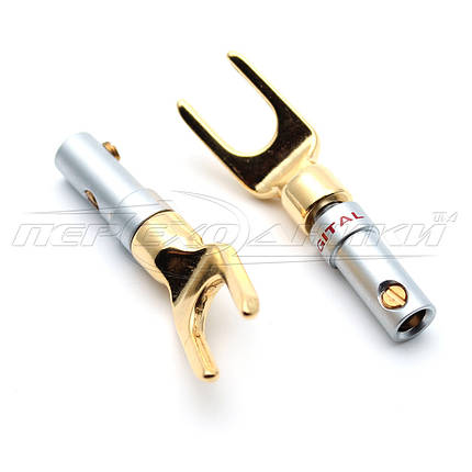 Штекер акустичний Digital типу вилка, метал, фото 1