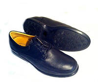 Комфортные мужские туфли черные Corona 42 размер