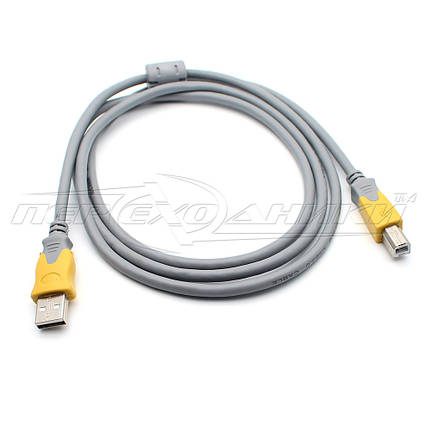 Кабель USB 2.0 AM — BM з феритом для принтера (висока якість), 1.5 м, фото 3