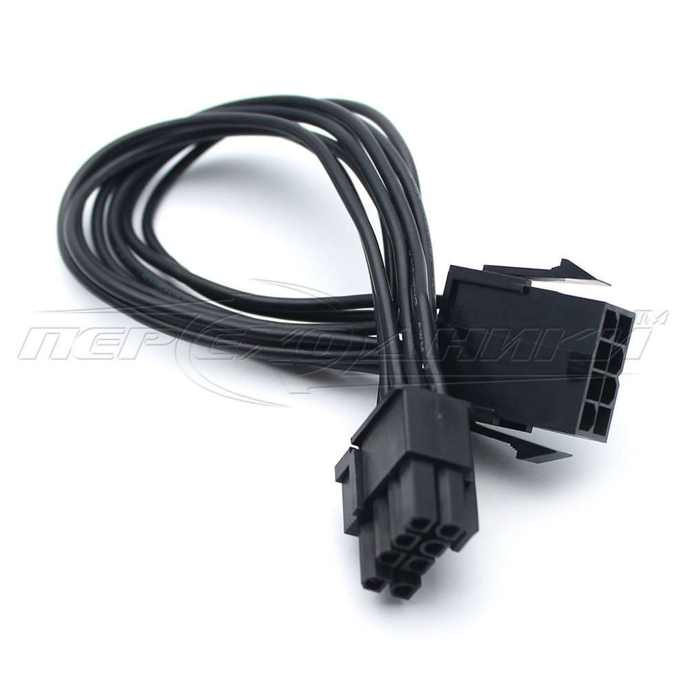 Кабель живлення для відеокарти 6+2 pin to 8 pin, 20 см