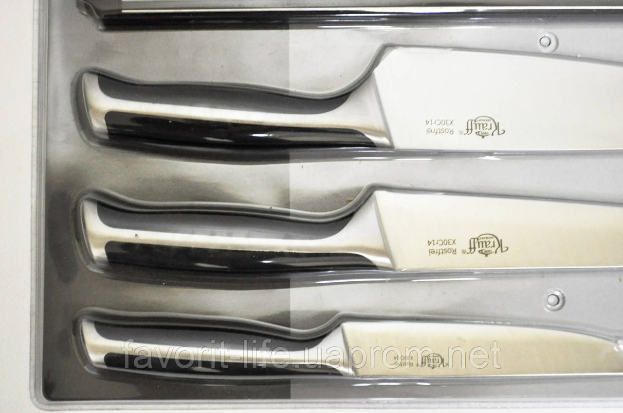 Набор ножей на магнитном держателе Krauff 29-243-025 4 предмета (87399) - фото 3 - id-p658234342