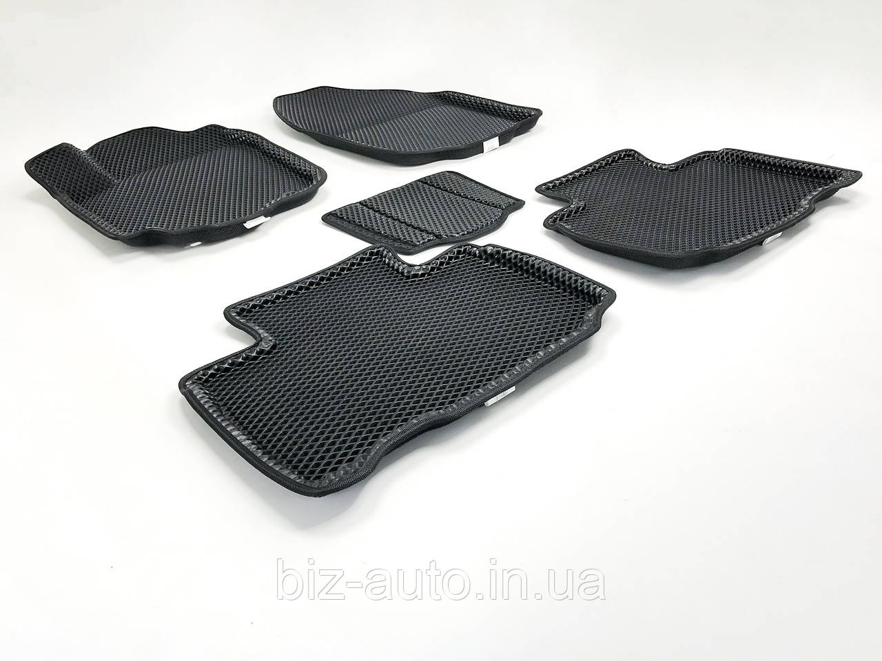 3D єва килимки в салон Toyota RAV 4 (2012-2018) чорні EVA 5шт Seintex (тойота рав4)