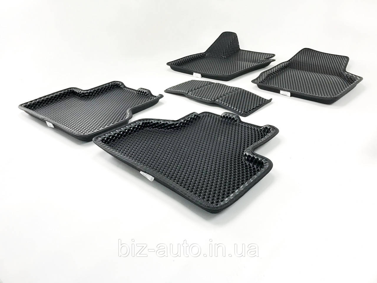 3D єва килимки в салон Audi Q3 (2010-2018) чорні EVA 5шт Seintex (ауді ку3)