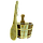 Набір GREUS сосна/кедр (шайка 4 л + черпак) з пластиковою вставкою, фото 2