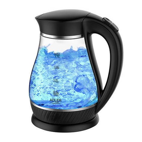 Чайник Adler AD 1274 black 1,7L, фото 1