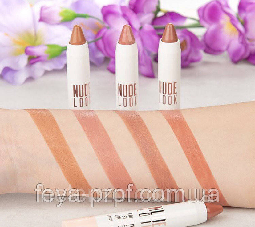 Golden Rose Nude Look Кремовая губная помада с блеском в стике - фото 5 - id-p1313674927