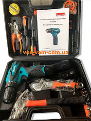 Шуруповерт Makita (Макіта) DF330DWE + набір інструментів (28 найменувань)