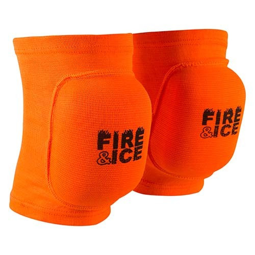 Наколенник волейбольный Fire&Ice оранжевый (2 шт.) FR-075, L: Gsport - фото 1 - id-p1382642149