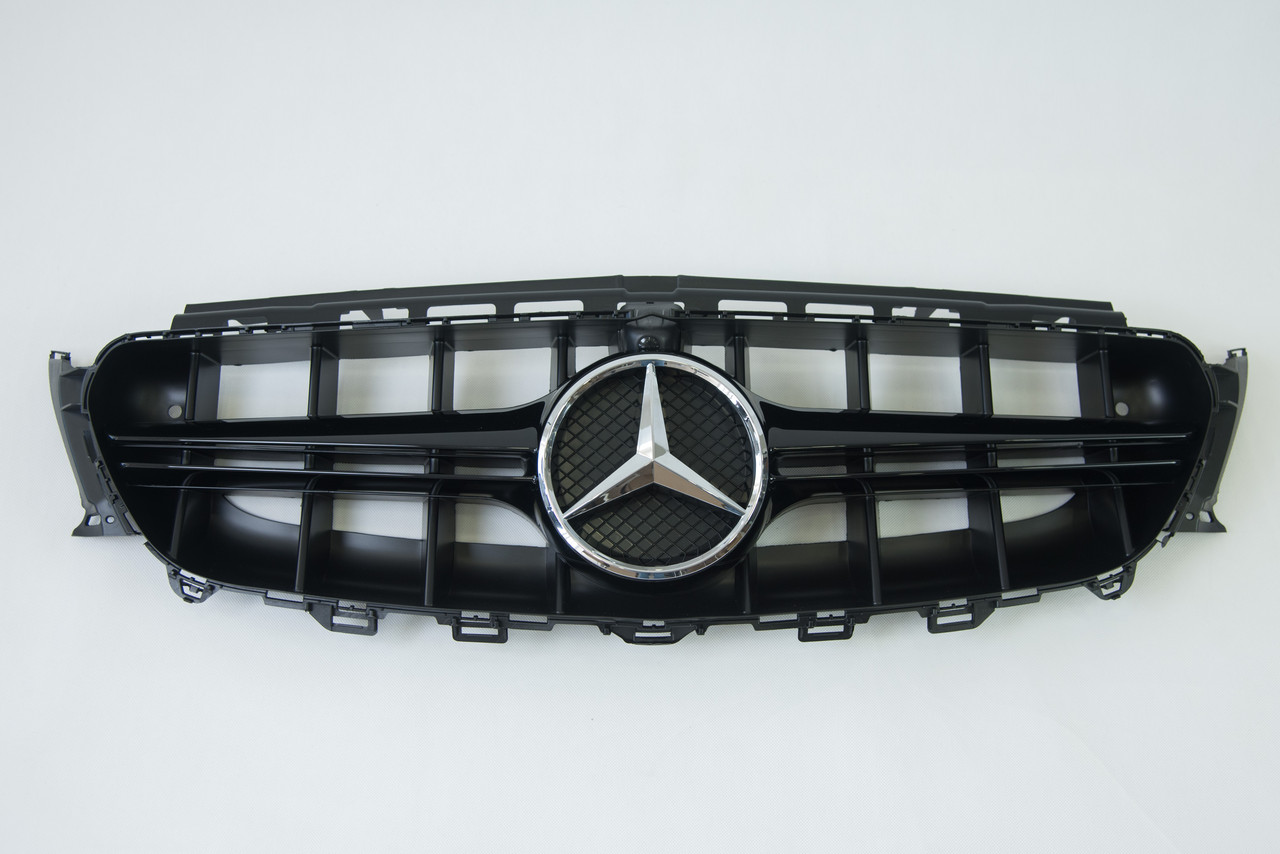 Решетка радиатора на Mercedes E-Class W213 2016-2020 год AMG 63S стиль ( Черная ) - фото 1 - id-p1465098411