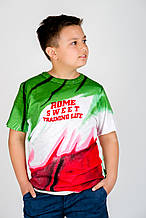 Дитяча футболка для хлопчика De Salitto Італія 52979-AL Мультиколор Хіт!