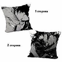 Подушка аниме Магическая битва Jujutsu Kaisen 40*40 см (p0243)