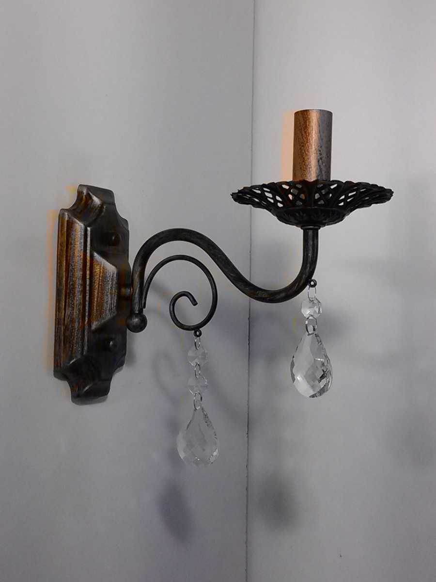 Бра свічки 25336 Коричневий 23х11х23 см. ID 1462396