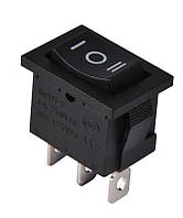 Переключатель MRS-202-3 ON-OFF-ON (6A 250V) 3 pin ЧЕРНЫЙ