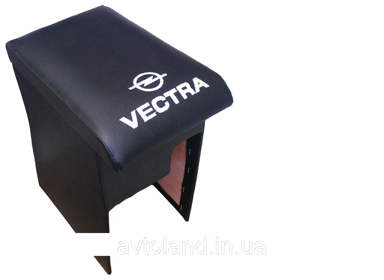Підлокітник Opel Vectra C з вишивкою чорний, фото 1