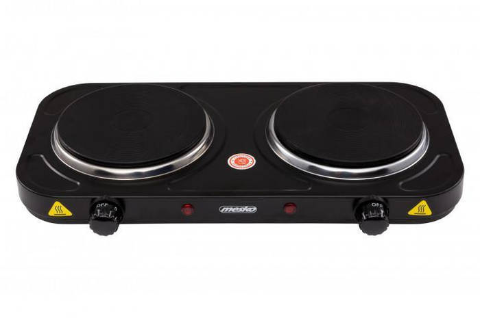 Настольная плита электрическая на 2 конфорки Mesko MS 6509 2x1000W ...
