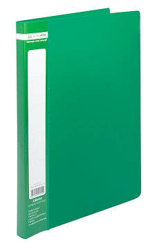 Папка пластикова зі швидкозшивачем, JOBMAX, A4, зелена BM.3406-04