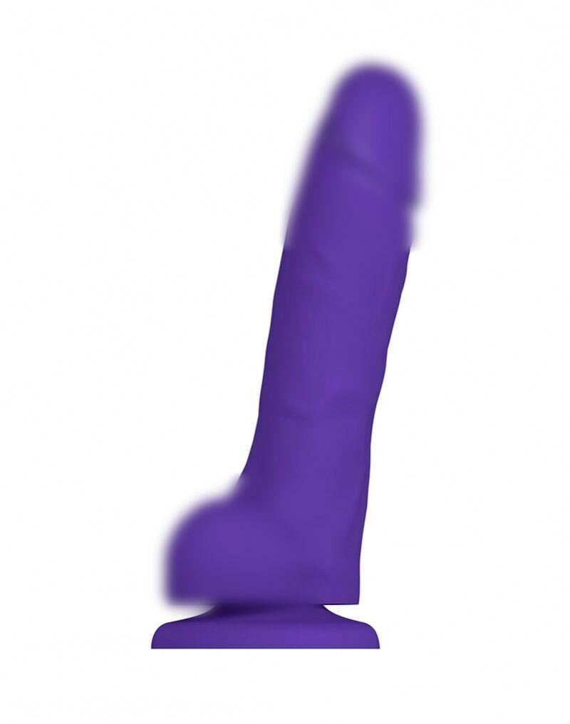 Реалістичний фалоїмітатор Strap-On-Me SOFT REALISTIC DILDO Violet — Size XL, 19,8х4,3 см., фото 1
