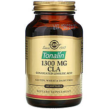 Кон'югована лінолева кислота SOLGAR "Tonalin CLA" 1300 мг (60 гелевих капсул)