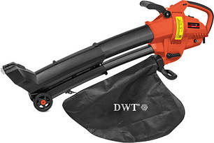 Електричний садовий порохотяг-повітродув DWT LS30-13G : 3000Вт - 35л, 3 кг, фото 1
