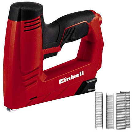 Степлер електричний (цвяхозабивний) електростеплер Einhell TC-EN 20 E : скоба 6-14 скобозабивний пістолет (4257890), фото 1