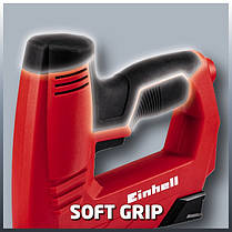 Степлер електричний (цвяхозабивний) електростеплер Einhell TC-EN 20 E : скоба 6-14 скобозабивний пістолет (4257890), фото 3