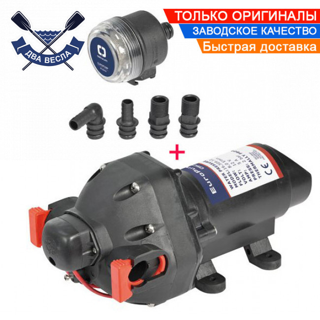 Автоматична заглибна трюмна помпа 480л/год 12V/5А EuroPump-8 самовсмоктуюча 3 клапана Osculati 16.509.12