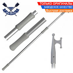 Телескопічний багор розсувний 120-212 см ручка 2-ного захоплення алюміній гак поліамід Osculati 34.458.90 Іта