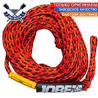 Фал для водных аттракционов Towrope 4P Red 16,8 м 1882 кг / 4150 LBS фал для буксировки плюшки 211920008 Jobe